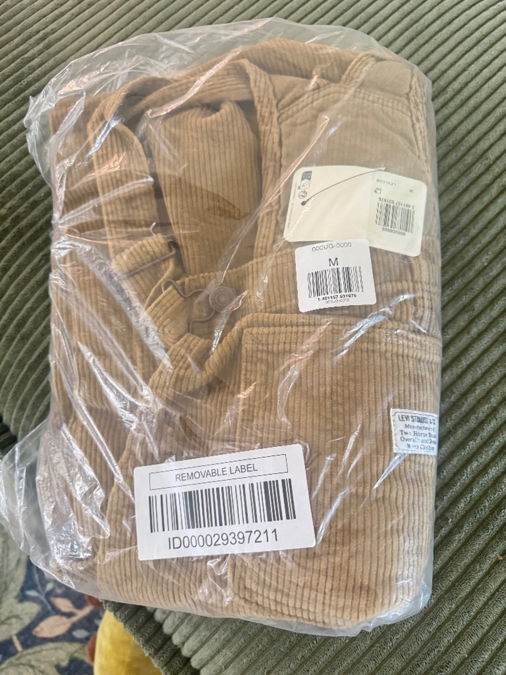 New Levi Cordouroy Overalls